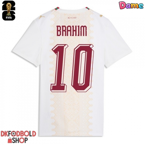 Marokko Brahim Diaz #10 Udebanetrøje Dame VM 2026 Kort ærmer